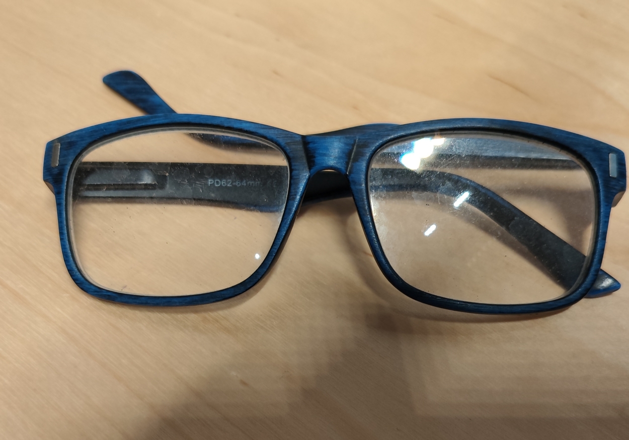 Lunette bleue