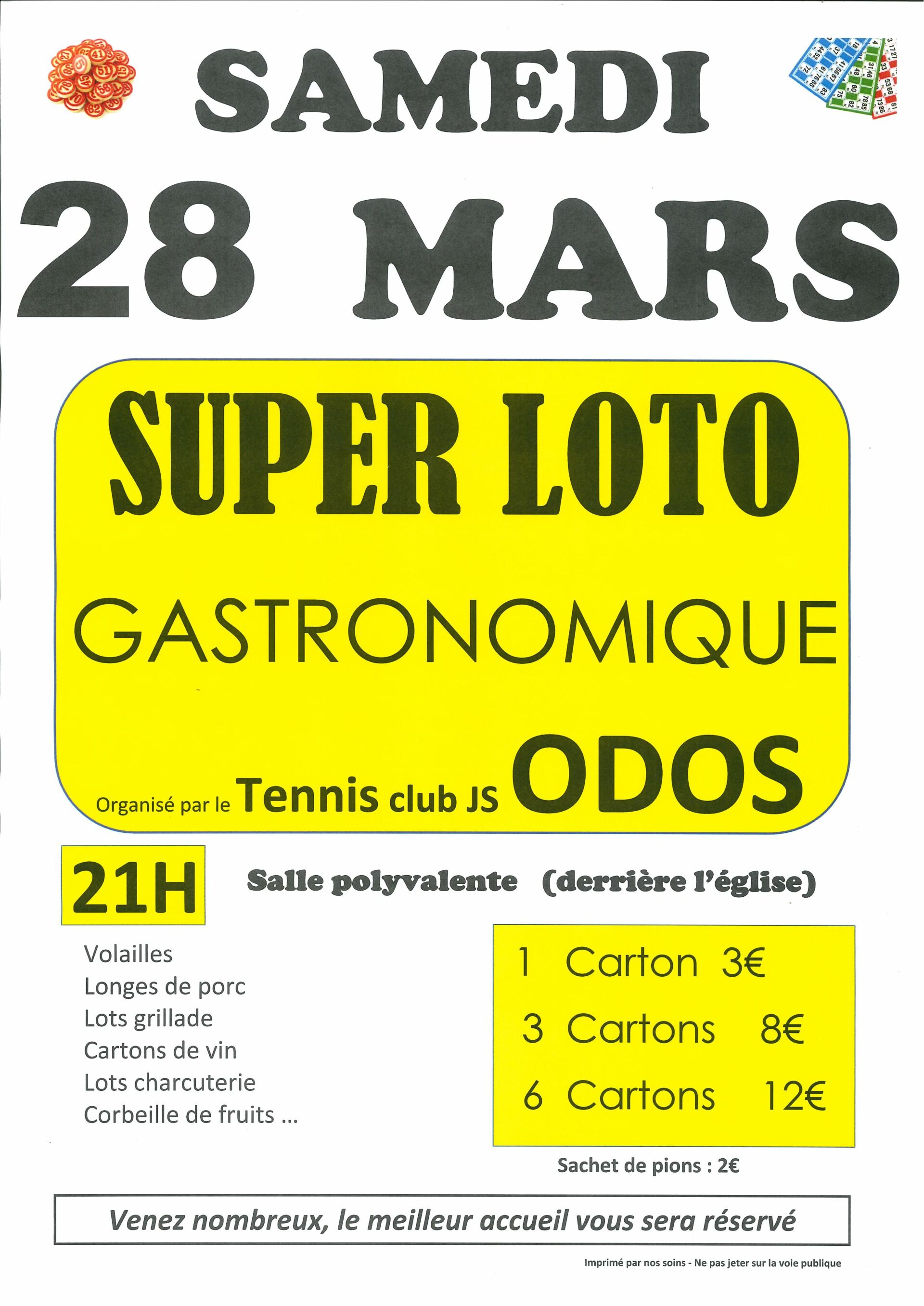Loto 28 mars