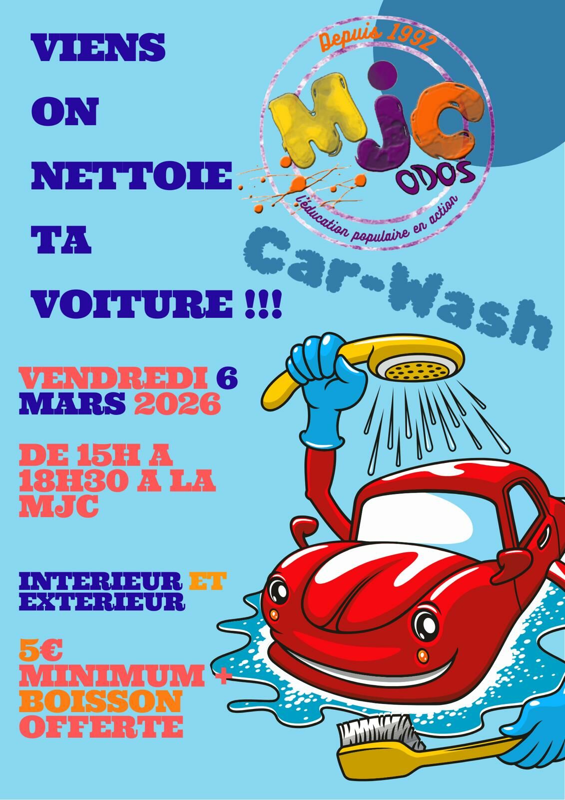 CAR WASH à la MJC