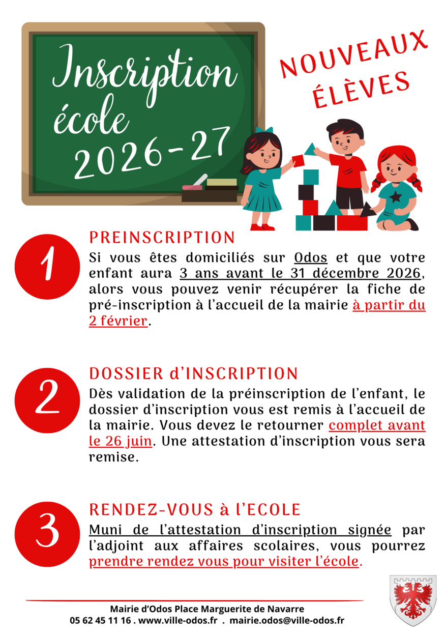 Affiche Inscription 26-27