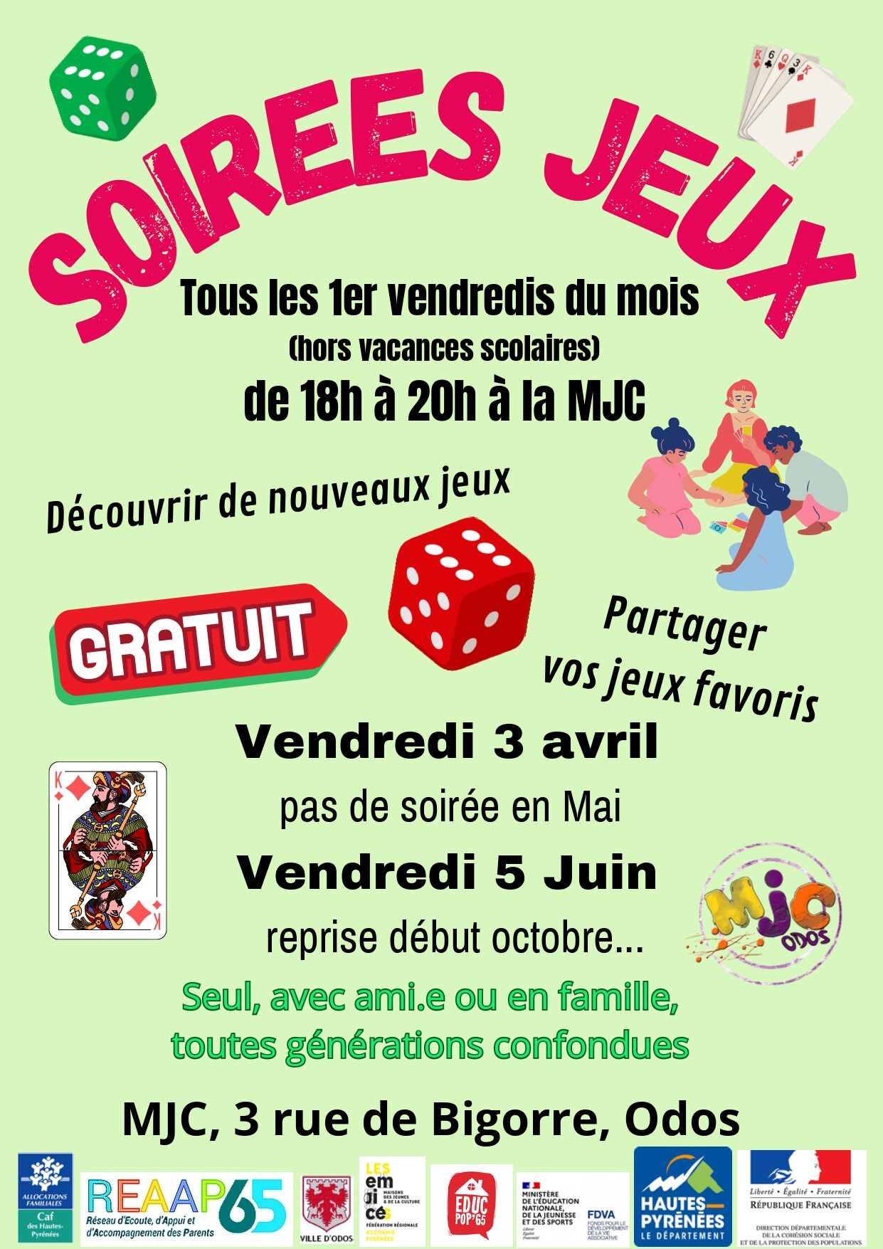 Soirée jeux 5 juin