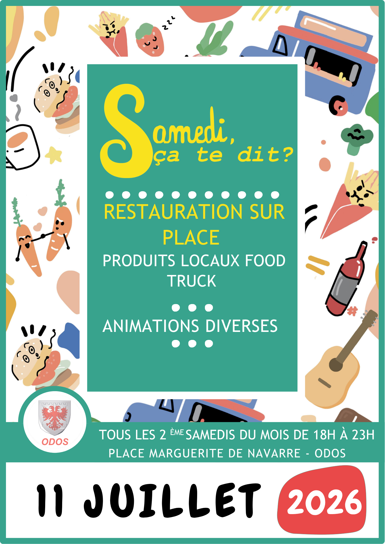 affiche samedi ça te dit 11 juillet